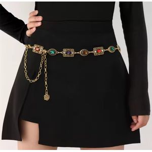 Minimalist Geometric Body Chain Waist Chain for Women