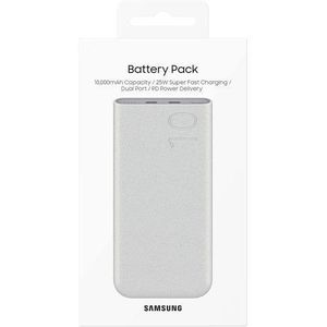 Samsung Galaxy s24 Plus 10000mAh Power Bank, 25W PD Fast Charging, Dual Output, Quick Charge, Beige BATTERY PACK WITH USB C CABLE
