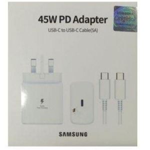 Samsung 45 Watts Super Fast Charger Adapter Type C Output For Galaxy A15 , A14, A13,A12, A22, A23 & A25