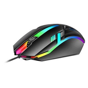 Wired  USB RGB Gaming Ergonomic Optical Computer Mouse (Black)
