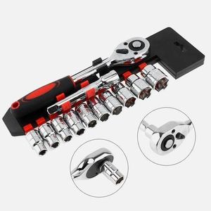 Mlg Tools 12Pcs 1/4 Ratchet Socket Spanner Set