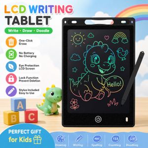 10-Inch HD Color Screen Kids Drawing Tablet - Rechargeable LCD Writing Doodle Board for Children, Educational Learning Toy Gift (Black)