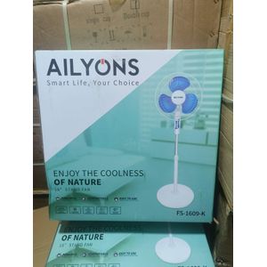 Ailyons 16-Inch Standing Fan – Adjustable Pedestal Cooling Fan
