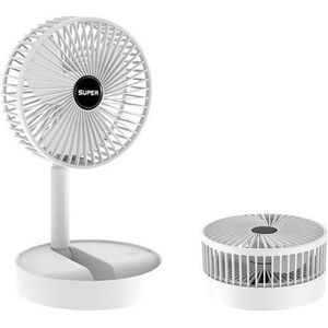 TIMBUTUS USB Rechargeable Fan - Portable, 3 Speeds, 180° Adjustable