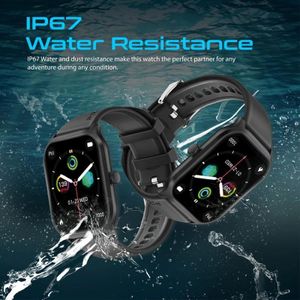 Promate Smartwatch with BT Calling,Water Resistance, Heart Rate/SPO2/Step/Sleep/ Women Health Tracker,Customized Watch Faces