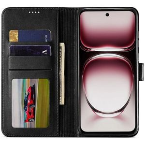 Cover Richboss Premium Flip Wallet Leather Case for Infinix Note 30 Stylish Book  with Card Slots and Full Protective Design - Classic Black Leather