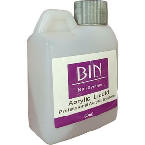 Bin Nail System Acrylic Liquid Professional Acrylic System 60ml jm