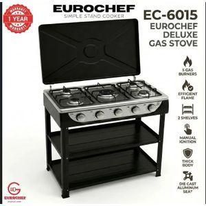 Eurochef 5 Burner Standing Cooker with Shelves