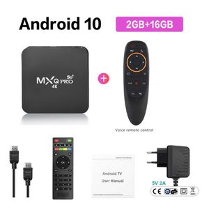 Mxq Pro 4K 5G Android 10.1 TV Box 4Core CPU