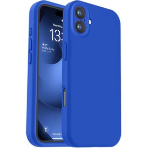 Soft Silicone Slim Fit Cover Anti-Scratch Shockproof Case for Apple iPhone 17 - Blue