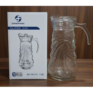 1.8ltr glass jug