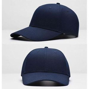 2pcs Classic Navy Blue Baseball Caps