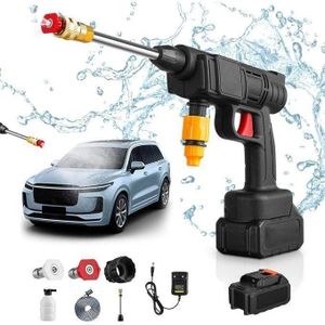Wireless Car Washer Gun – 140W Power, Quick Connect, Battery Operated