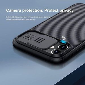 Nilkin  iPhone 11 (6.1" Inch) CamShield Pro Slider Camera Close & Open Double Layered Protection TPU + PC Black Color