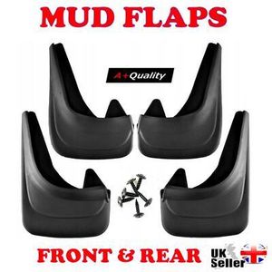 4pcs Car Front and Rear Mud Flaps Splash Guards Mud flaps