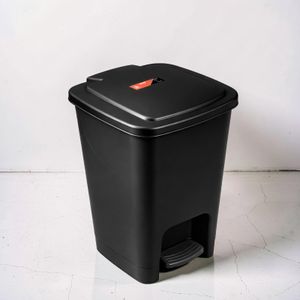 	Multi-Purpose Hospitals Clinics Medical Waste Use 30L Black Hard Plastic Step Pedal Waste Garbage Dust Bin