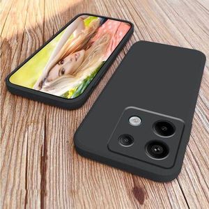 XIAOMI Official Silicone Back Case Cover for  Redmi Note 13 4G Microfiber Inside Shockproof Full Body Protection