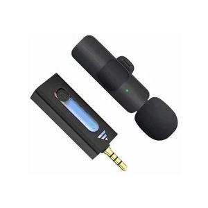 Portable K35 Single Mini Lapel Wireless Microphone For Vlogging And Video Recording