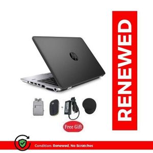 HP Renewed Elitebook 820 Core I5, 8GB RAM 500GB HdD -12.5", Black, free Bag, Mouse and pad