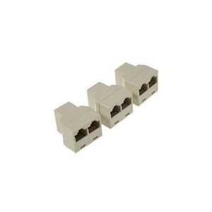 RJ45 1 To 2 Ethernet Splitter Coupler Adapter