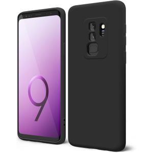 Soft Silicone Slim Fit Cover Anti-Scratch Shockproof Case for Samsung Galaxy S9 Plus - Black