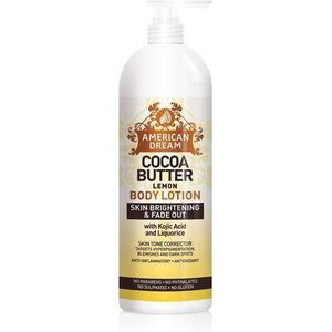 American Dream  COCOA BUTTER LEMON BODY LOTION SKIN BRIGHTENING & FADE OUT