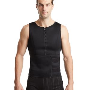 Fashion Men Waist Trainer Corset Vest Neoprene Sauna Suit Body