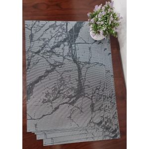 Woven PVC Table Mats Heat Resistant Non Slip Washable Dining Placemat Set for Kitchen Home Restaurant Décor Elegant Modern Tableware Accessories Durable and Stylish