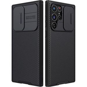 Nilkin CamShield Pro Case for Galaxy S22 Ultra 5G,Camera Protectionwith Slide Camera Cover, Slim Stylish Protective Case for Samsung Galaxy S22 Ultra 6.8" Black