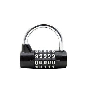 Stellar 5 Digit Combination Padlock Anti-Theft Steel Shackle Lock for Indoor Outdoor Use