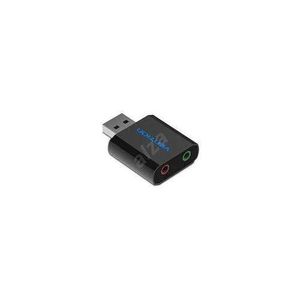 Vention USB External Sound Card - Black Metal, USB 2.0, 3.5mm TRRS, Plug-and-Play
