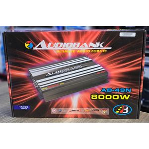 Audiobank Heavy-Duty 8000Watts AB-49N Powerful 4 Channel Amplifier Class-AB Bridgeable Amplifier - (2 Ohm stable in stereo Mode and 4 Ohm stable in Bridged Mono mode)