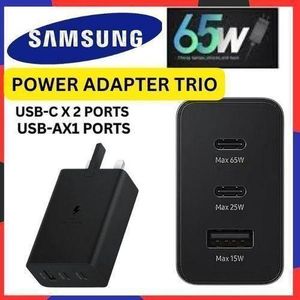 Samsung  65W 25W 15W Trio Fast Type C Charger 65W USB C Adapter