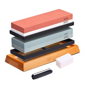 Whetstone Kitchen Knife Sharpening Stone 2 Side Grit 600/1000 NonSlip  RubberBase