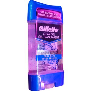 Gillette Clear Gel Transparent Cool Wave Antiperspirant cf