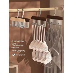All in One Hanger for Bras,Tops, Camisoles, Scarfs Or Belts,Tank Top Hanger, Bra Hangers for Closet Organizer - 360° Rotating, Space Saving Closet Organizer with 8 Hooks, Bra Organizer,