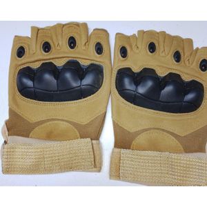 Anti-slip Fingerless Knuckle Guard Outdoor Shooting Sports Gloves
