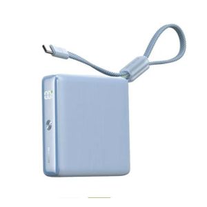 Oraimo 10000mAh Pocket-Sized Power Bank - 22.5W Fast Charge Portable Charger with Built-in Type-C Cable & Smart Display-(PowerNova L11)