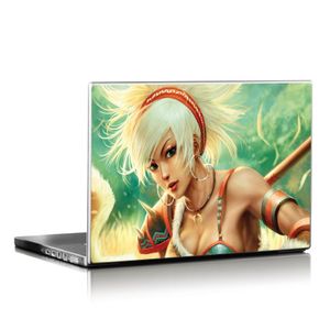 TOON GIRL ART Laptop Skin Sticker,FOR 13.3" 14" 15" 15.4" 15.6 Universal Vinyl Skin Sticker Cover.