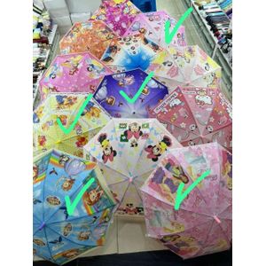 Kids cartoon themed umbrellas