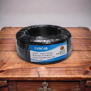 Evin 2.5mm Single Core Solid Thick Insulation Heat Resistant Durable Electrical Wiring Cable 