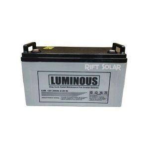 Luminous 200 AH Solar Battery Heavy Use Dry Cell Solar Battery