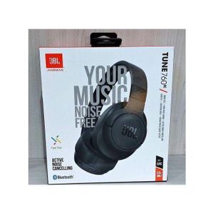 Wireless GSM Jbl760 MUSICAL HEADPHONE NOISE CANCELLING Black