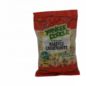 Yankees  Oven-Roasted Cashewnuts 100g  All-Natural Snack  No Preservatives  Lightly Salted