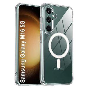 Samsung Galaxy M16 5G Magsafe-Clear ,Scratch Resistant Back Cover 