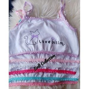 6Pcs Beautiful Teenage Girls Bra Top Bralletes