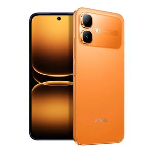 Infinix smart 20, 6.67", 4GB + 4GB  RAM + 64GB (Dual SIM), 5200 mAh, 4G - Black (1YR WRTY) ORANGE