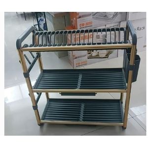 3 Tier Dish Drying Rack for Kitchen counter.