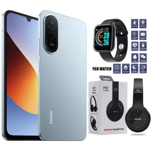 Redmi A7 PRO, 4GB RAM + 128GB ROM Storage, 50MP, 6.9", 6000mAh, Dual Sim, (12 MONTHS WARRANTY) - BLUE + FREE GIFTS