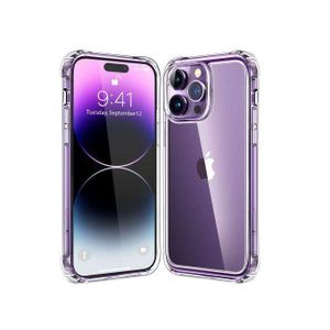 Apple iPhone 15 Pro Max Crystal Clear Case – Anti-Yellow, Slim Fit, Shockproof Transparent Protective Cover